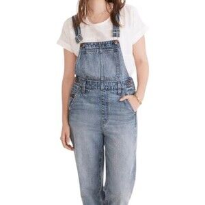 NWT MADEWELL Women's Straight-Leg Overalls MADEWELL Size XS